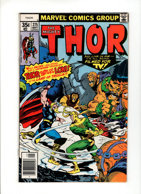 Thor, Vol. 1 #275A (1978) Marvel Comics 1978