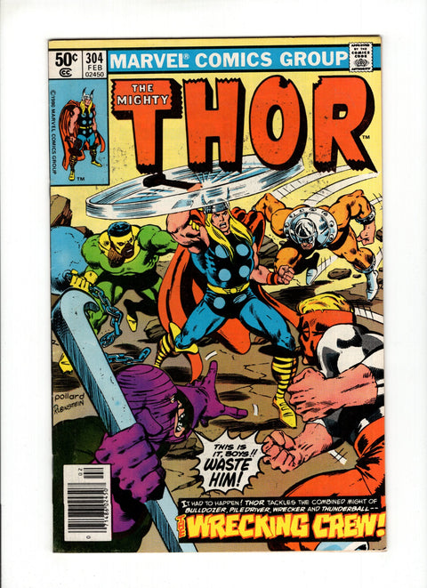 Thor, Vol. 1 #304A (1980) Marvel Comics 1980