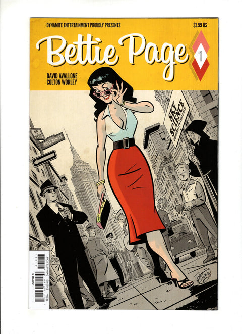 Bettie Page #1C (2017) Variant Scott Chantler Cover Variant Scott Chantler Cover Dynamite Entertainment 2017