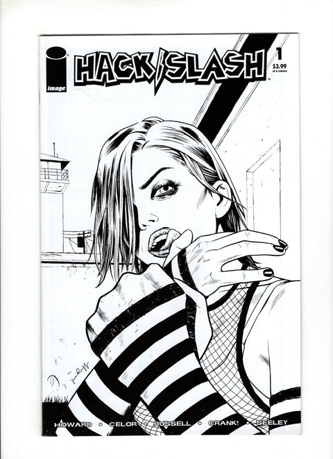 Hack/Slash: Resurrection #1D (2017) Walking Dead #23 B&W Cover Walking Dead #23 B&W Cover Image Comics 2017