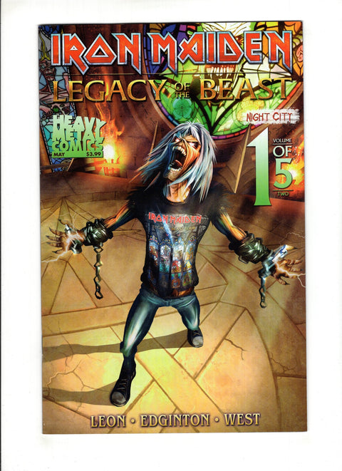 Iron Maiden: Legacy of The Beast, Vol. 2 #1A (2019) Akirant Cover Akirant Cover Heavy Metal Publications 2019