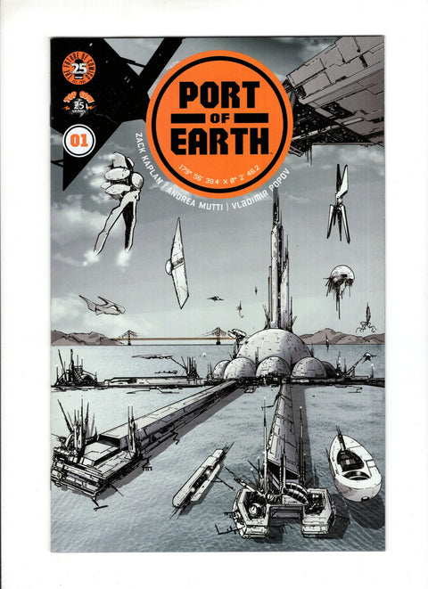 Port of Earth #1A (2017) Andrea Mutti Cover Andrea Mutti Cover Image Comics 2017