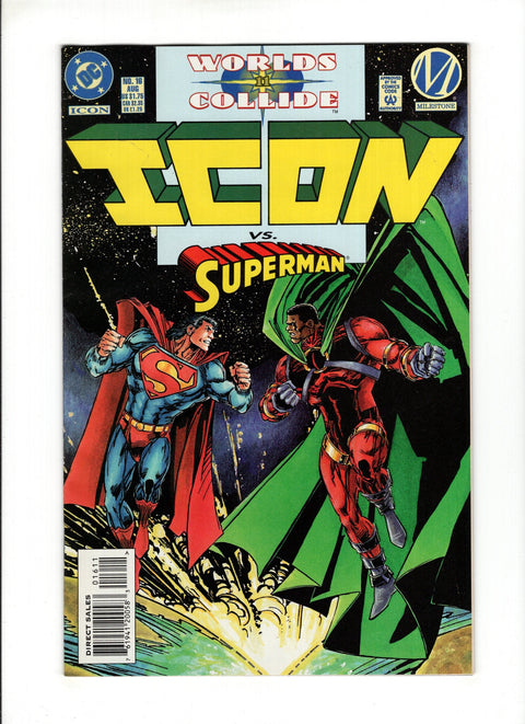 Icon #16 (1994) World's Collide World's Collide DC Comics 1994
