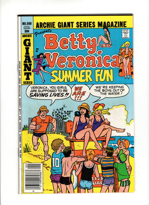 Archie Giant Series #508 (1981)   Archie Comic Publications 1981