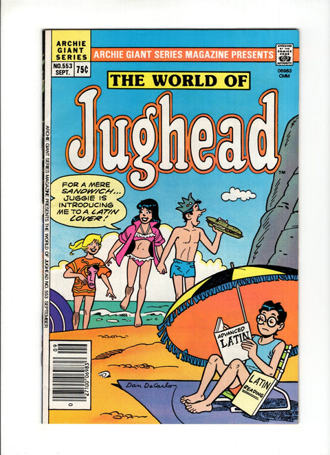 Archie Giant Series #553A (1985)   Archie Comic Publications 1985
