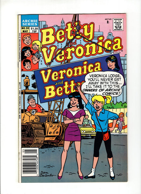 Betty & Veronica, Vol. 1 #30A (1990) Archie Comic Publications 1990
