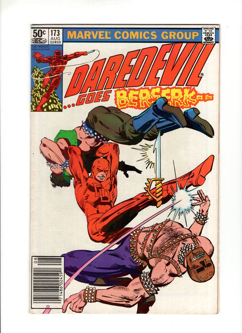 Daredevil, Vol. 1 #173B (1981) Newsstand Marvel Comics 1981