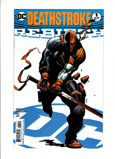 Deathstroke Rebirth #1B (2016) Stephen Platt Cover Stephen Platt Cover DC Comics 2016