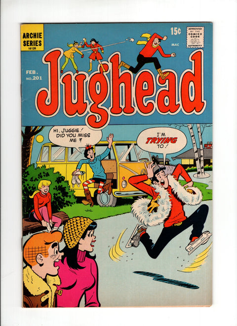 Jughead, Vol. 1 #201 (1972) Archie Comic Publications 1972