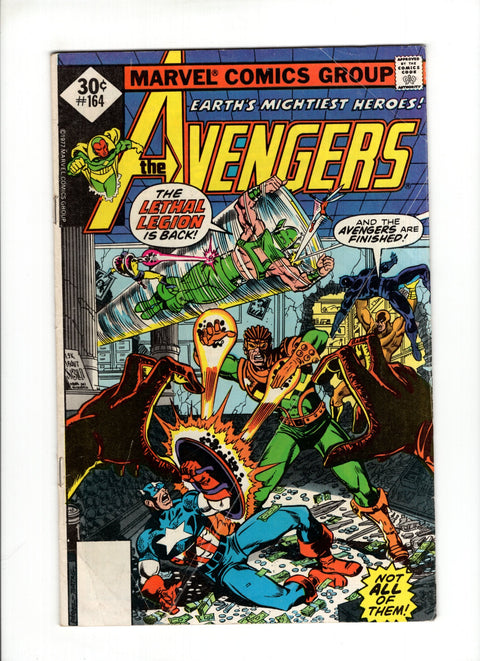 The Avengers, Vol. 1 #164A (1977) Marvel Comics 1977