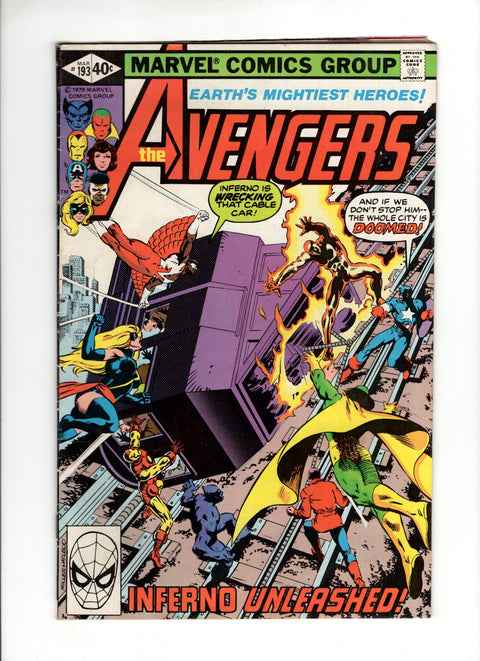 The Avengers, Vol. 1 #193A (1979) Marvel Comics 1979