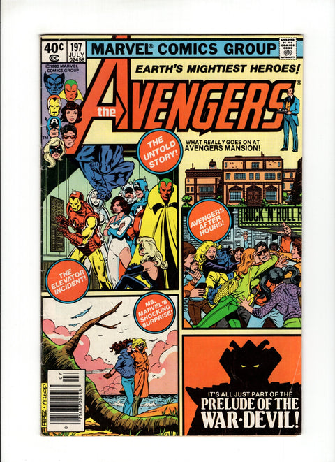 The Avengers, Vol. 1 #197A (1980) Marvel Comics 1980