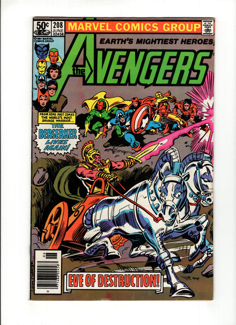 The Avengers, Vol. 1 #208A (1981) Marvel Comics 1981