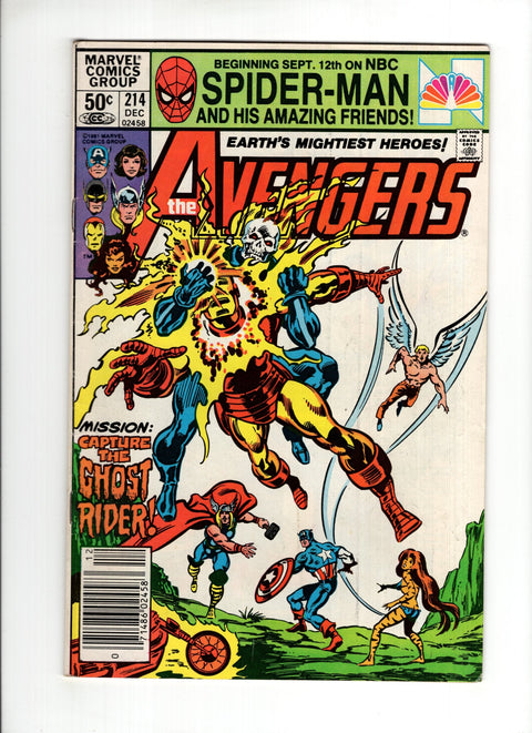 The Avengers, Vol. 1 #214A (1981) Marvel Comics 1981
