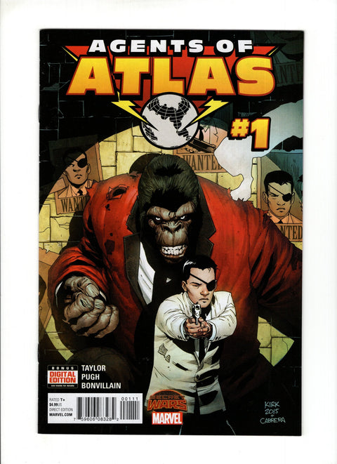 Secret Wars: Agents Of Atlas #1A (2015) Marvel Comics 2015