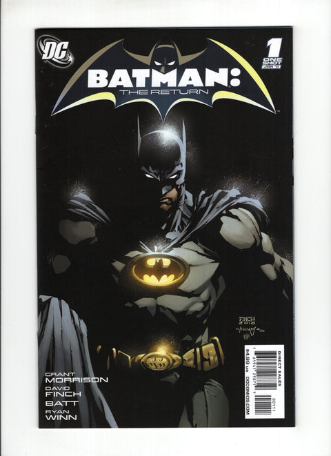 Batman: The Return #1A (2010) 1st Leviathan 1st Leviathan DC Comics 2010