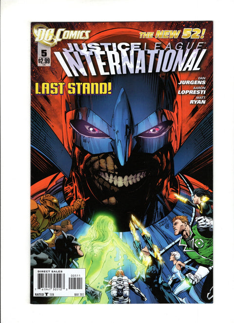 Justice League International #5A (2012) DC Comics 2012