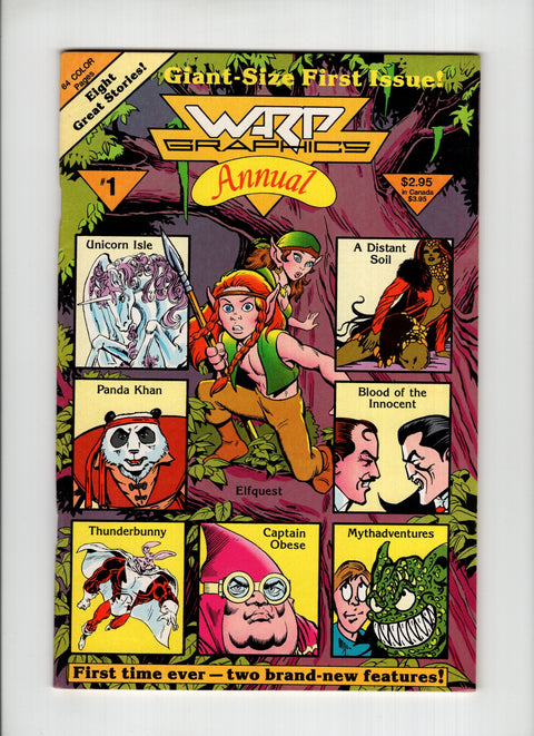 Warp Graphics Annual #1 (1986) WaRP Graphics 1986