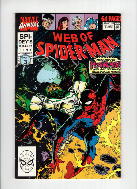 Web of Spider-Man, Vol. 1 Annual #6A (1990) Marvel Comics 1990