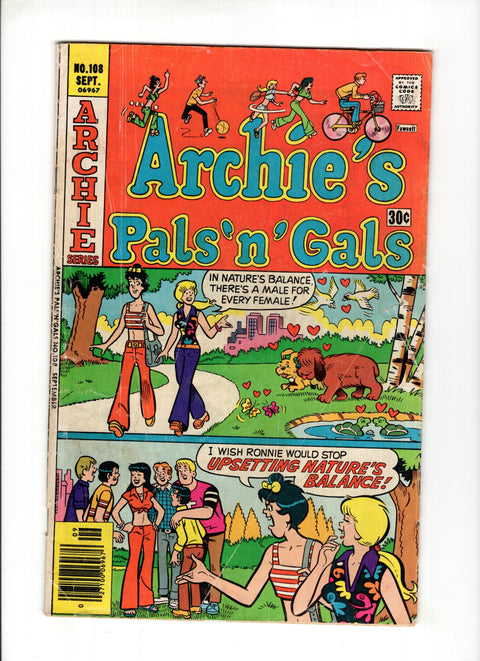 Archie's Pals 'n' Gals #108 (1976)   Archie Comic Publications 1976