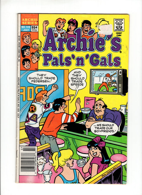 Archie's Pals 'n' Gals #189 (1987) Archie Comic Publications 1987