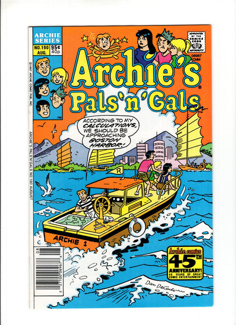 Archie's Pals 'n' Gals #190 (1987) Archie Comic Publications 1987