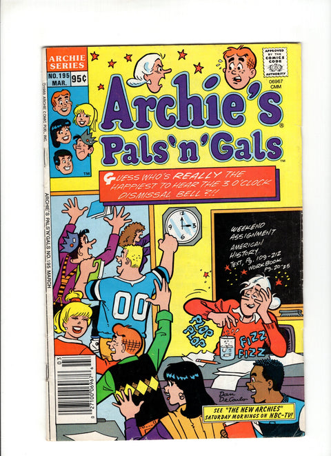 Archie's Pals 'n' Gals #195 (1988) Archie Comic Publications 1988