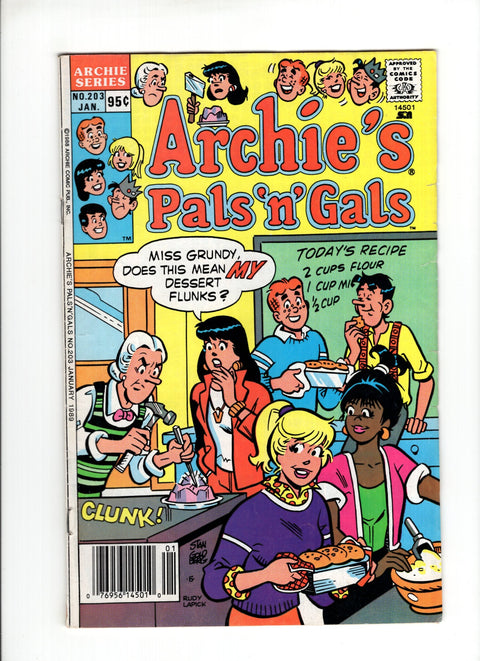 Archie's Pals 'n' Gals #203 (1989) Archie Comic Publications 1989