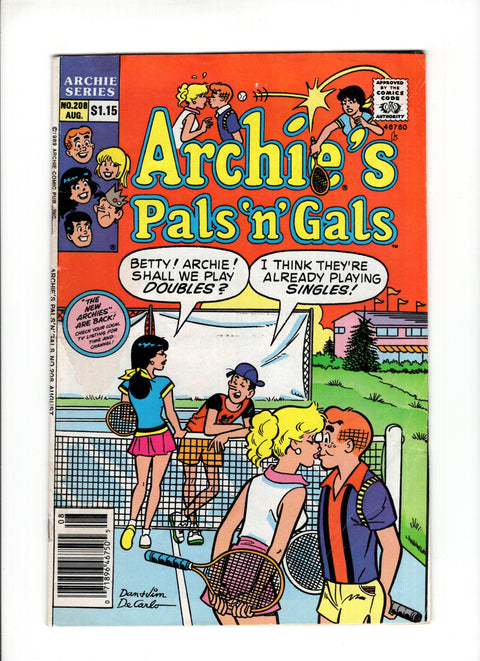 Archie's Pals 'n' Gals #208 (1989) Archie Comic Publications 1989
