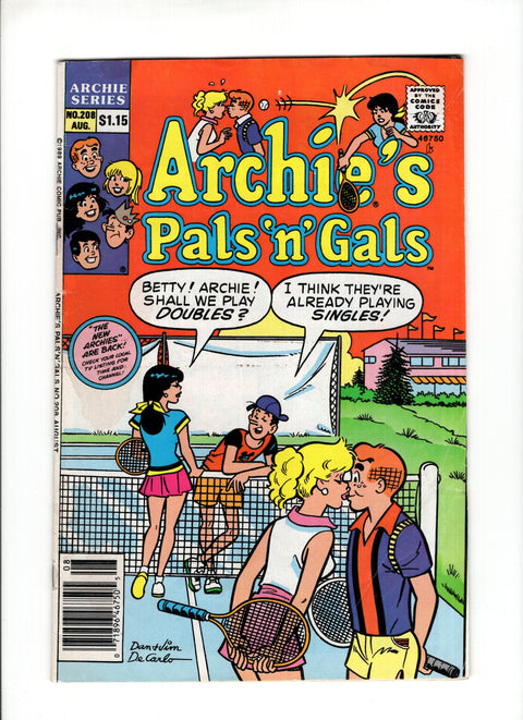 Archie's Pals 'n' Gals #208 (1989)   Archie Comic Publications 1989