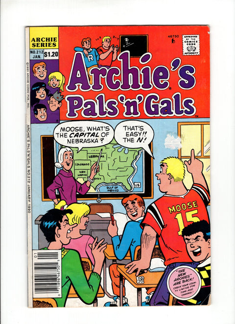 Archie's Pals 'n' Gals #212 (1990)   Archie Comic Publications 1990