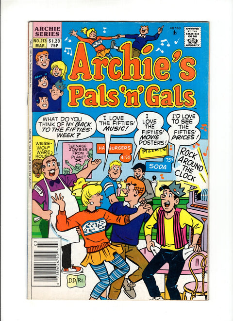 Archie's Pals 'n' Gals #213 (1990) Archie Comic Publications 1990