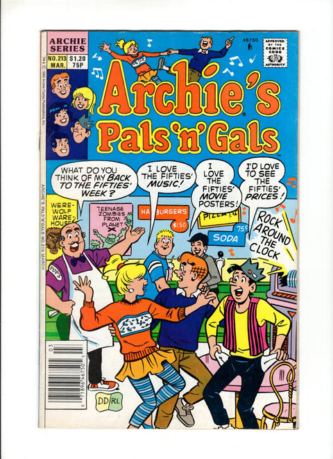 Archie's Pals 'n' Gals #213 (1990)   Archie Comic Publications 1990