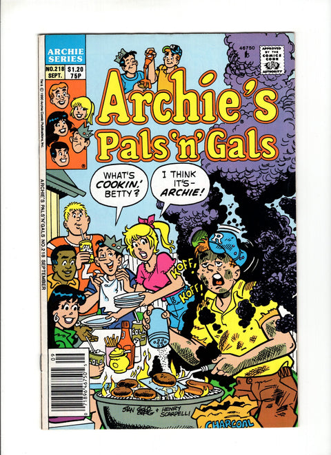 Archie's Pals 'n' Gals #218 (1990)   Archie Comic Publications 1990
