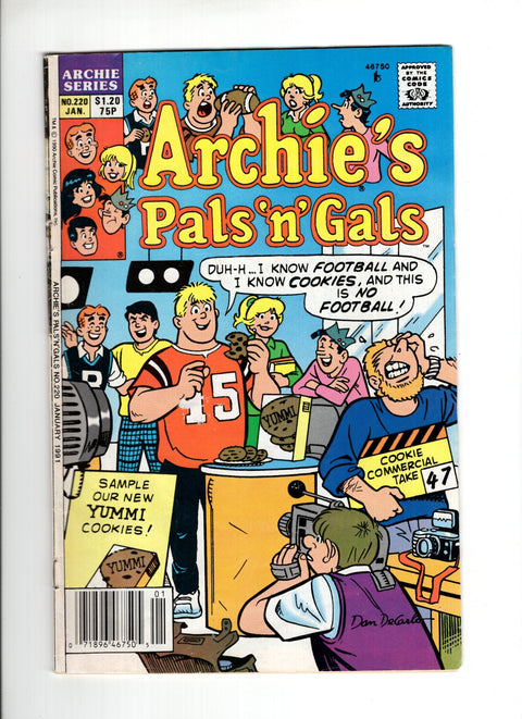 Archie's Pals 'n' Gals #220 (1990)   Archie Comic Publications 1990