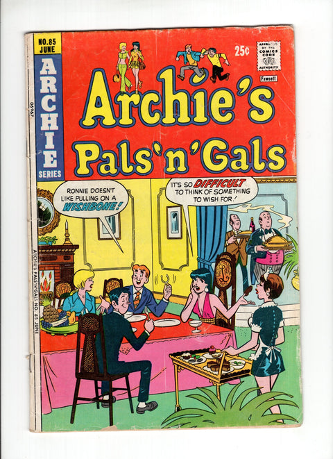 Archie's Pals 'n' Gals #85 (1974)   Archie Comic Publications 1974