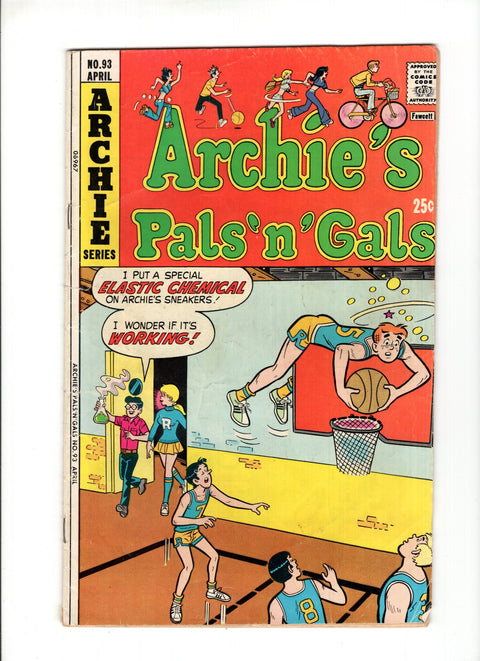 Archie's Pals 'n' Gals #93 (1975)   Archie Comic Publications 1975