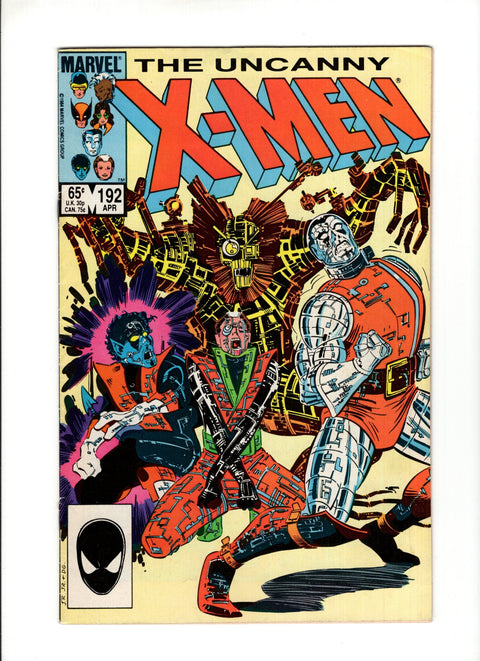 Uncanny X-Men, Vol. 1 #192A (1985) Marvel Comics 1985