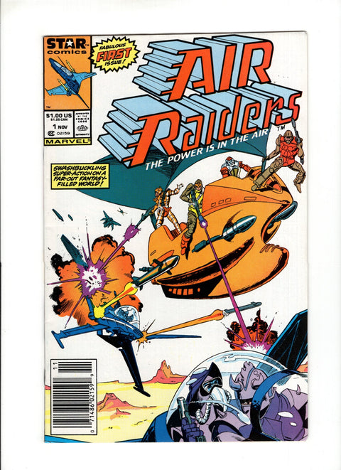 Air Raiders #1B (1987) Marvel Comics 1987