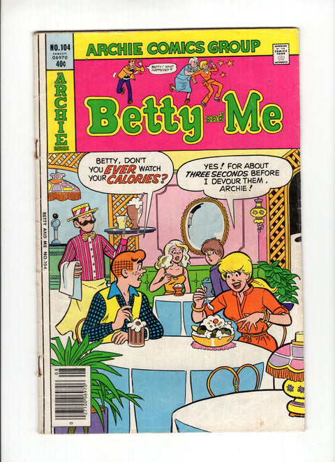 Betty and Me #104 (1979)   Archie Comic Publications 1979