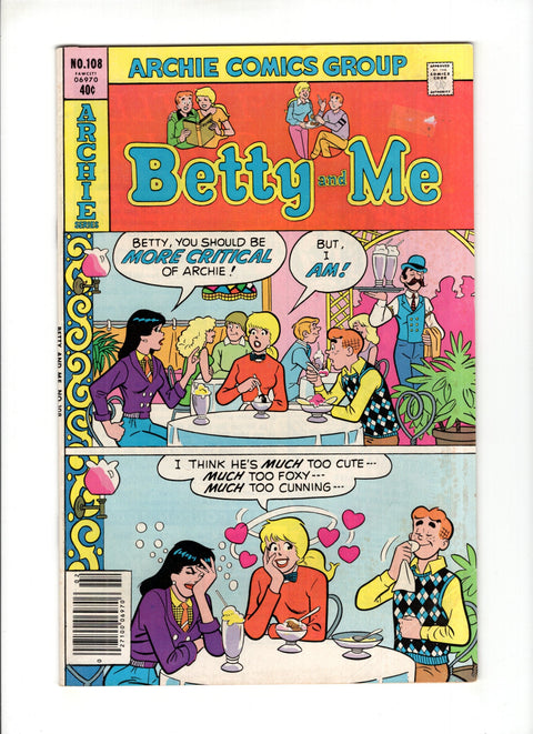 Betty and Me #108 (1980)   Archie Comic Publications 1980