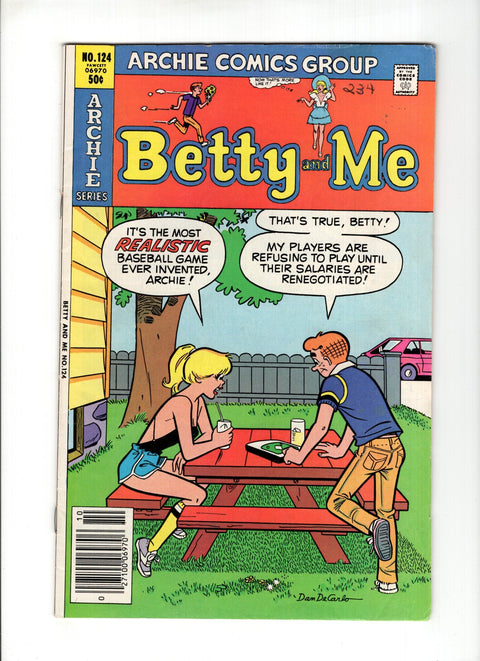 Betty and Me #124 (1981)   Archie Comic Publications 1981