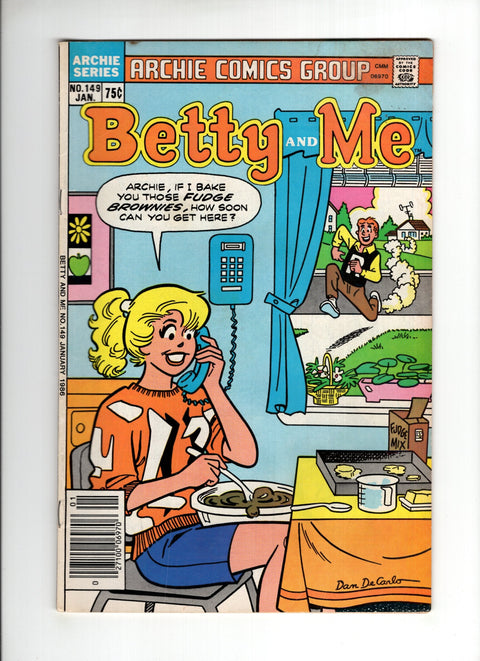 Betty and Me #149 (1986)   Archie Comic Publications 1986