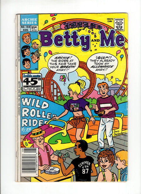 Betty and Me #160 (1987)   Archie Comic Publications 1987