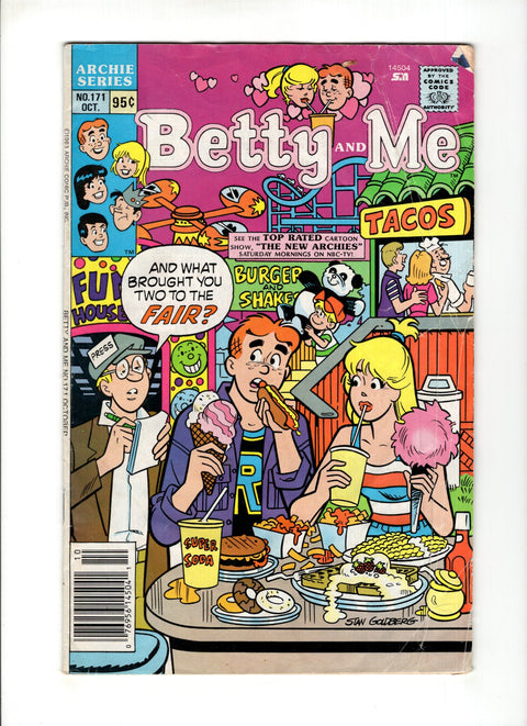 Betty and Me #171 (1988)   Archie Comic Publications 1988