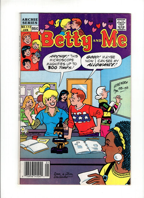 Betty and Me #172 (1989) Archie Comic Publications 1989