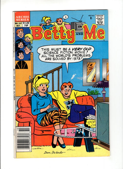 Betty and Me #187B (1990)   Archie Comic Publications 1990