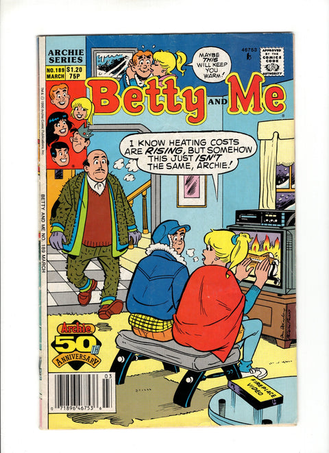 Betty and Me #189A (1991)   Archie Comic Publications 1991