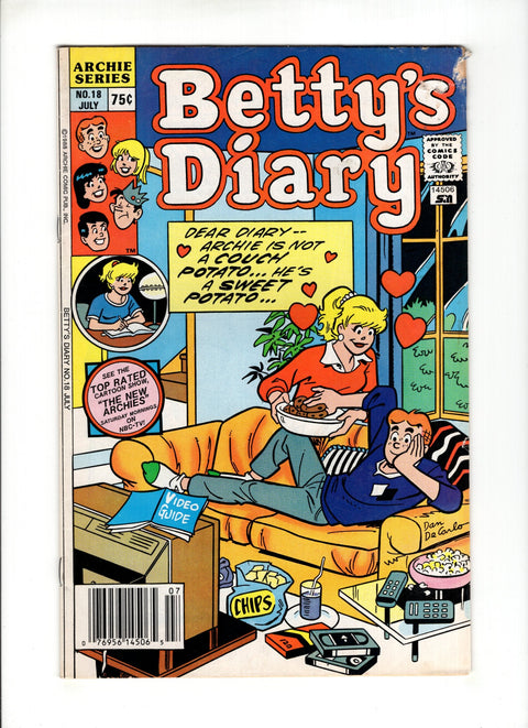 Betty's Diary #18A (1988) Archie Comic Publications 1988