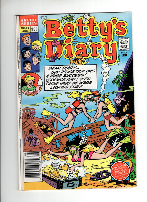 Betty's Diary #19A (1988)   Archie Comic Publications 1988